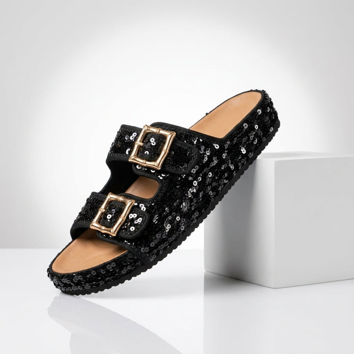 Odette™  Sequin Suede Sandals