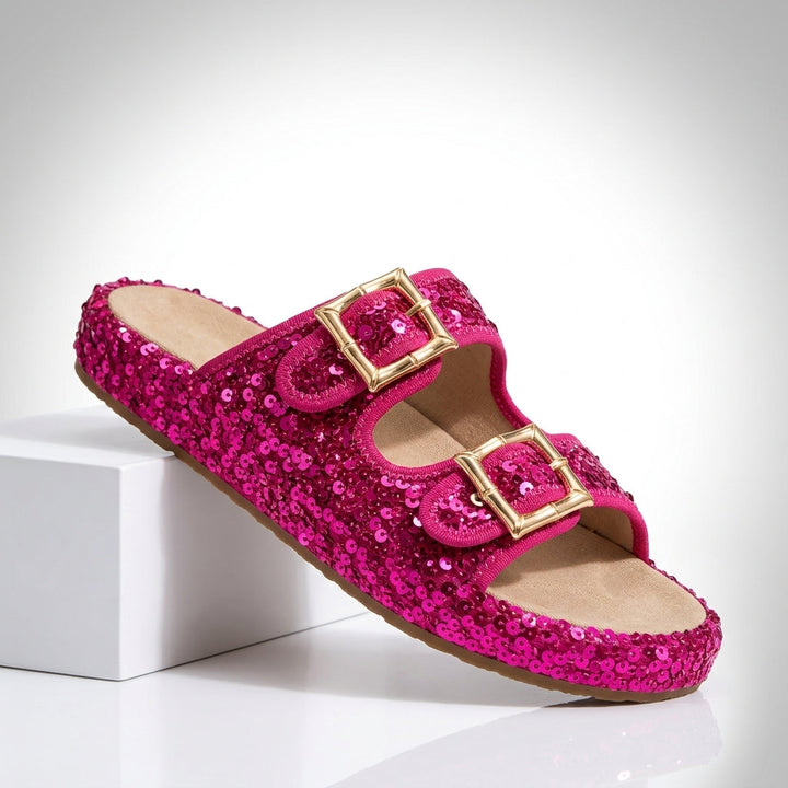 Odette™  Sequin Suede Sandals