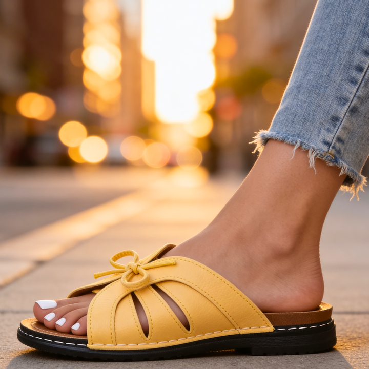 Odette™  Cushioned Bow Sandals