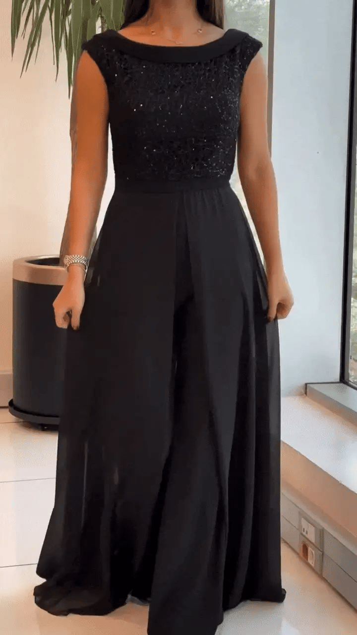 Vionette™ | Classic Sleeveless Jumpsuit