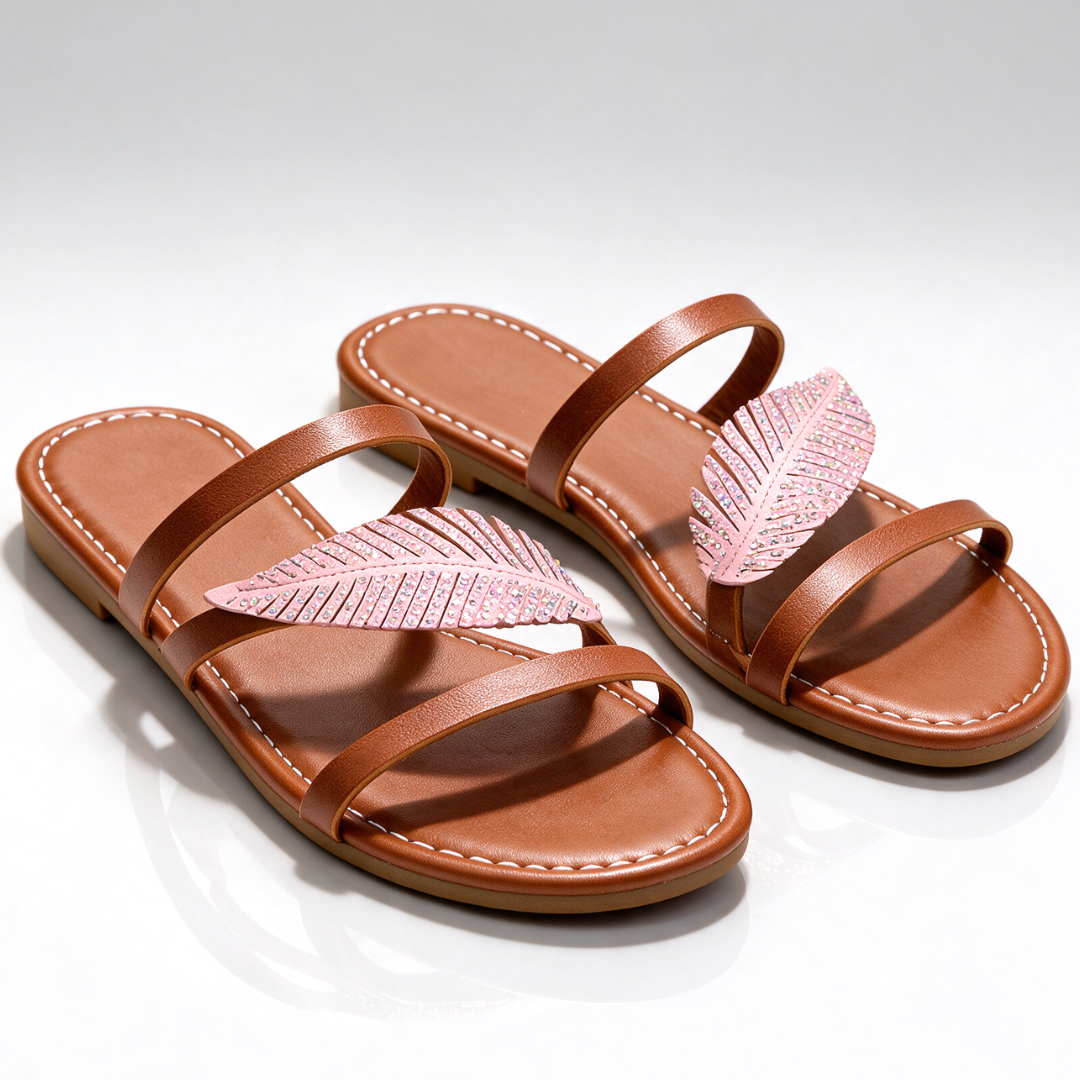 Aveline™  Crystal Plume Sandals