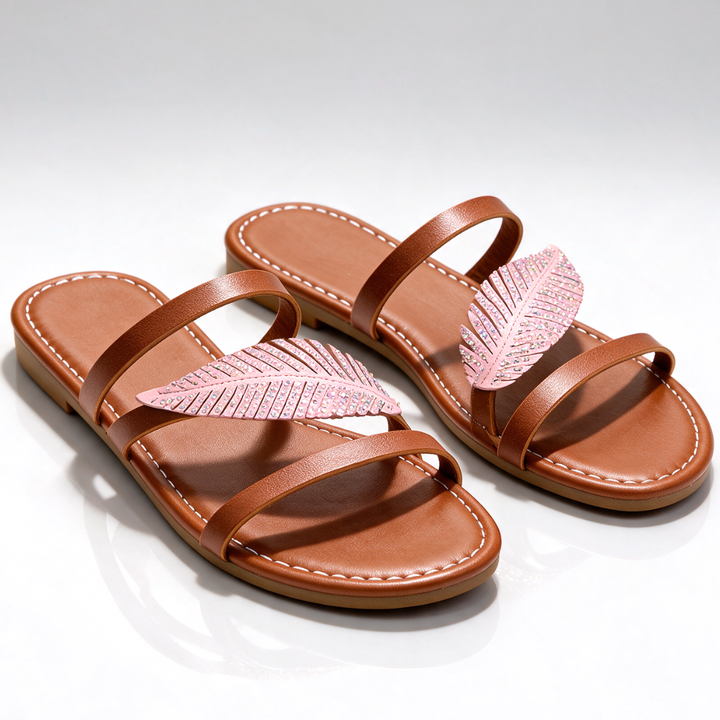 Aveline™  Crystal Plume Sandals