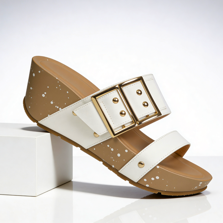 Odette™  Double Buckle Wedges