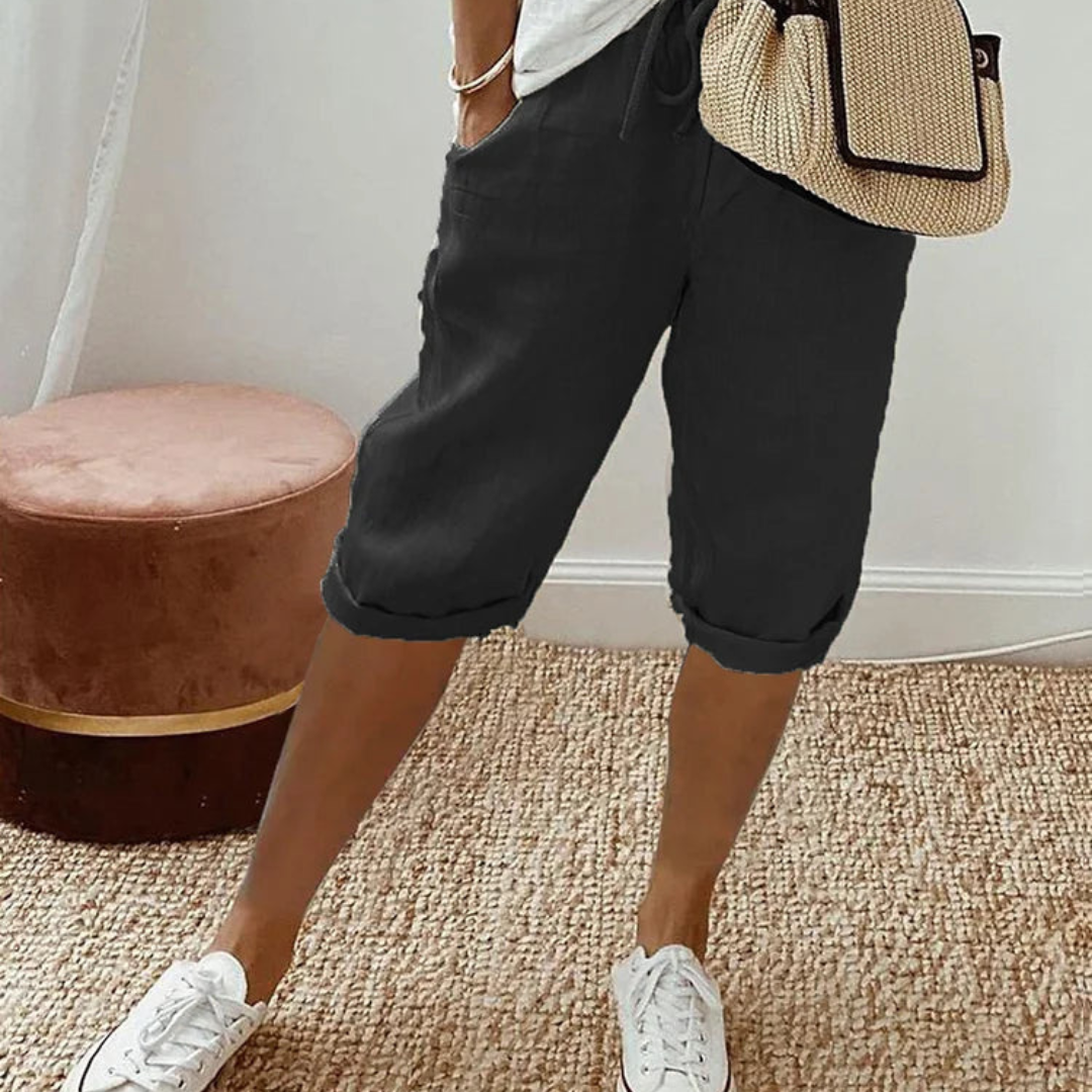 MIA | COTTON LINEN WOMENS TROUSERS