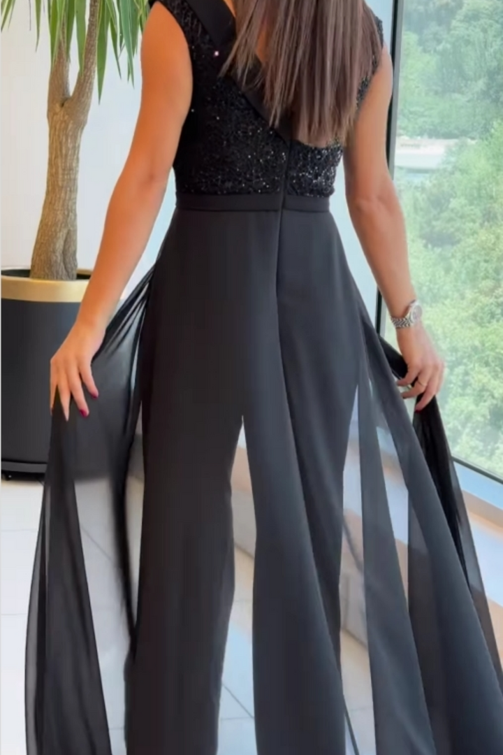 Vionette™ | Classic Sleeveless Jumpsuit