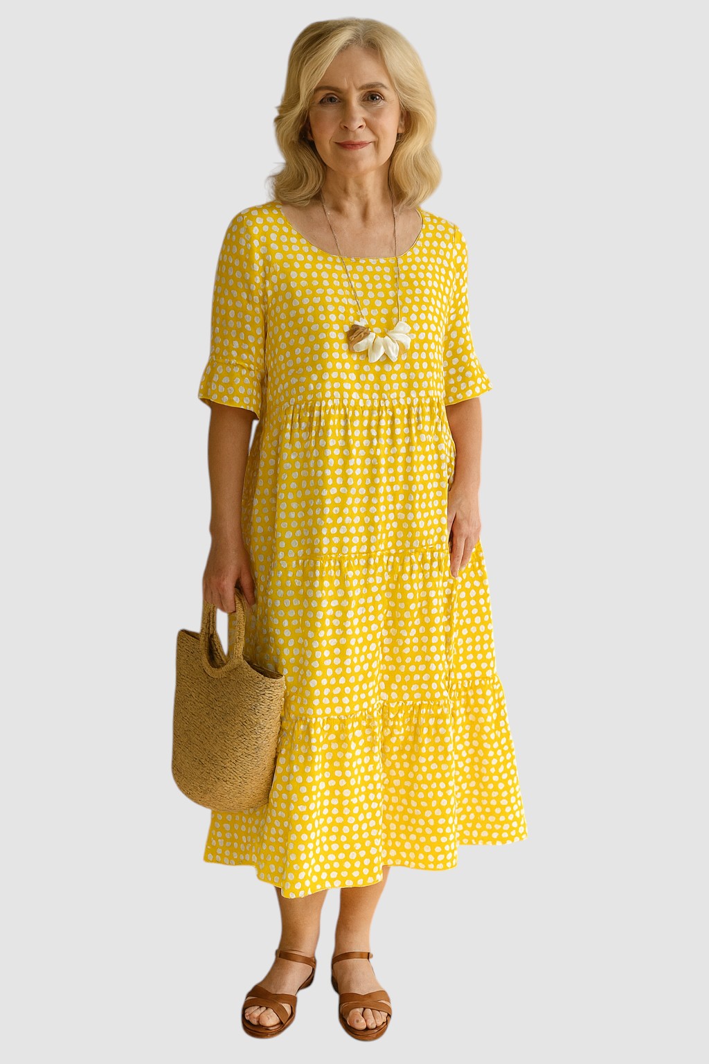 ZARA | COMFORT MIDI DRESS