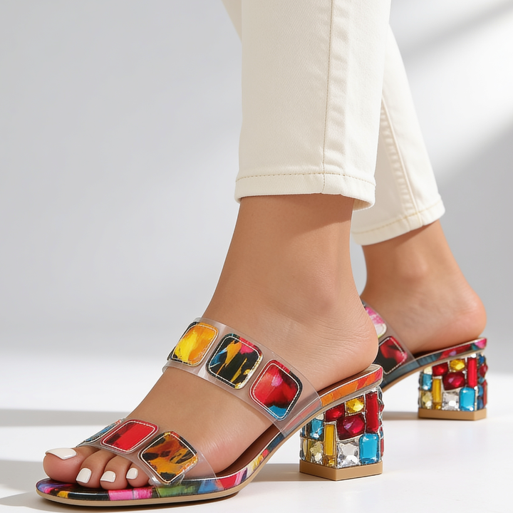 Odette™  Jewel Heel Sandals