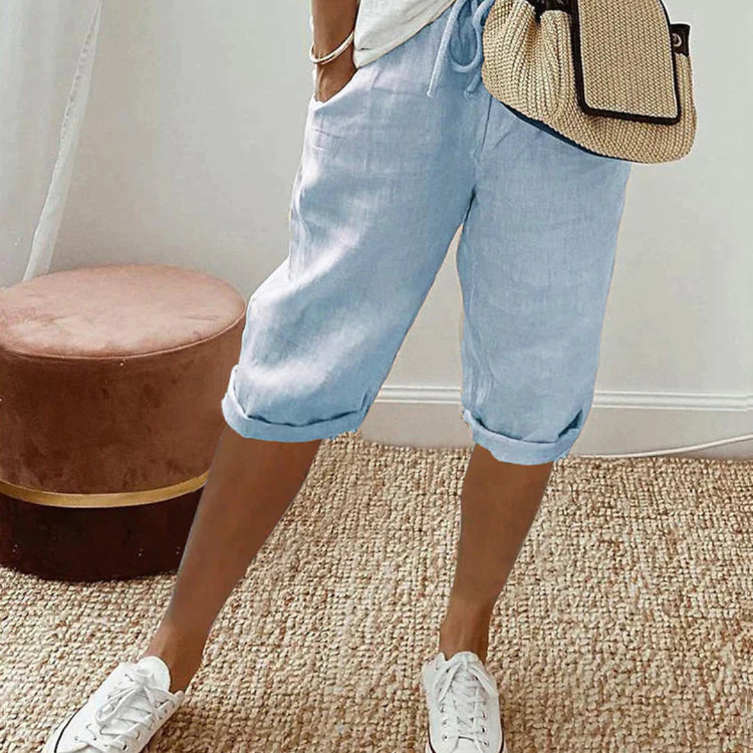 MIA | COTTON LINEN WOMENS TROUSERS
