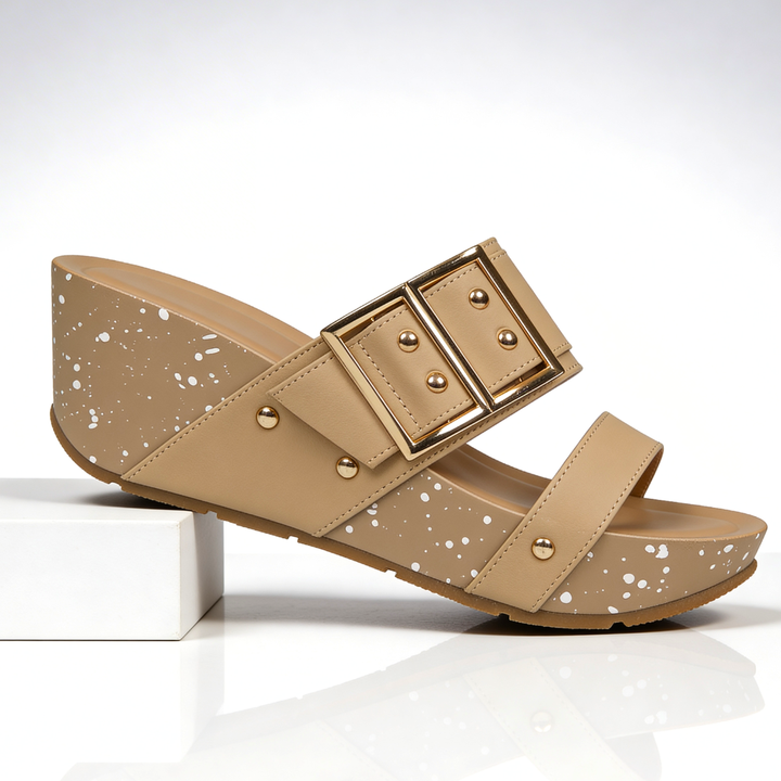 Odette™  Double Buckle Wedges