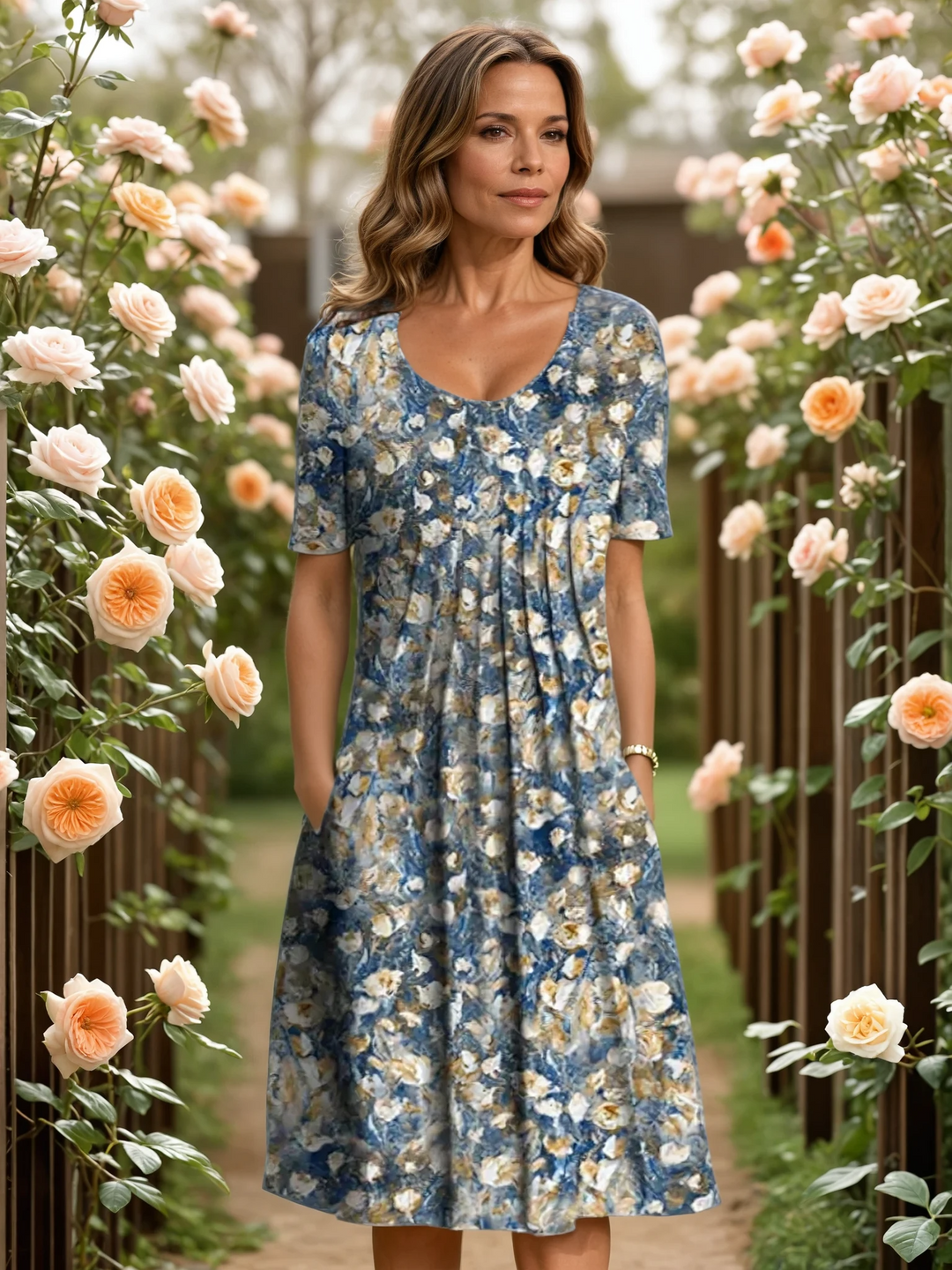 ELVIRA | FLORAL MIDI DRESS