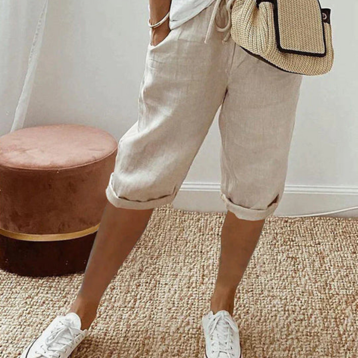 MIA | COTTON LINEN WOMENS TROUSERS