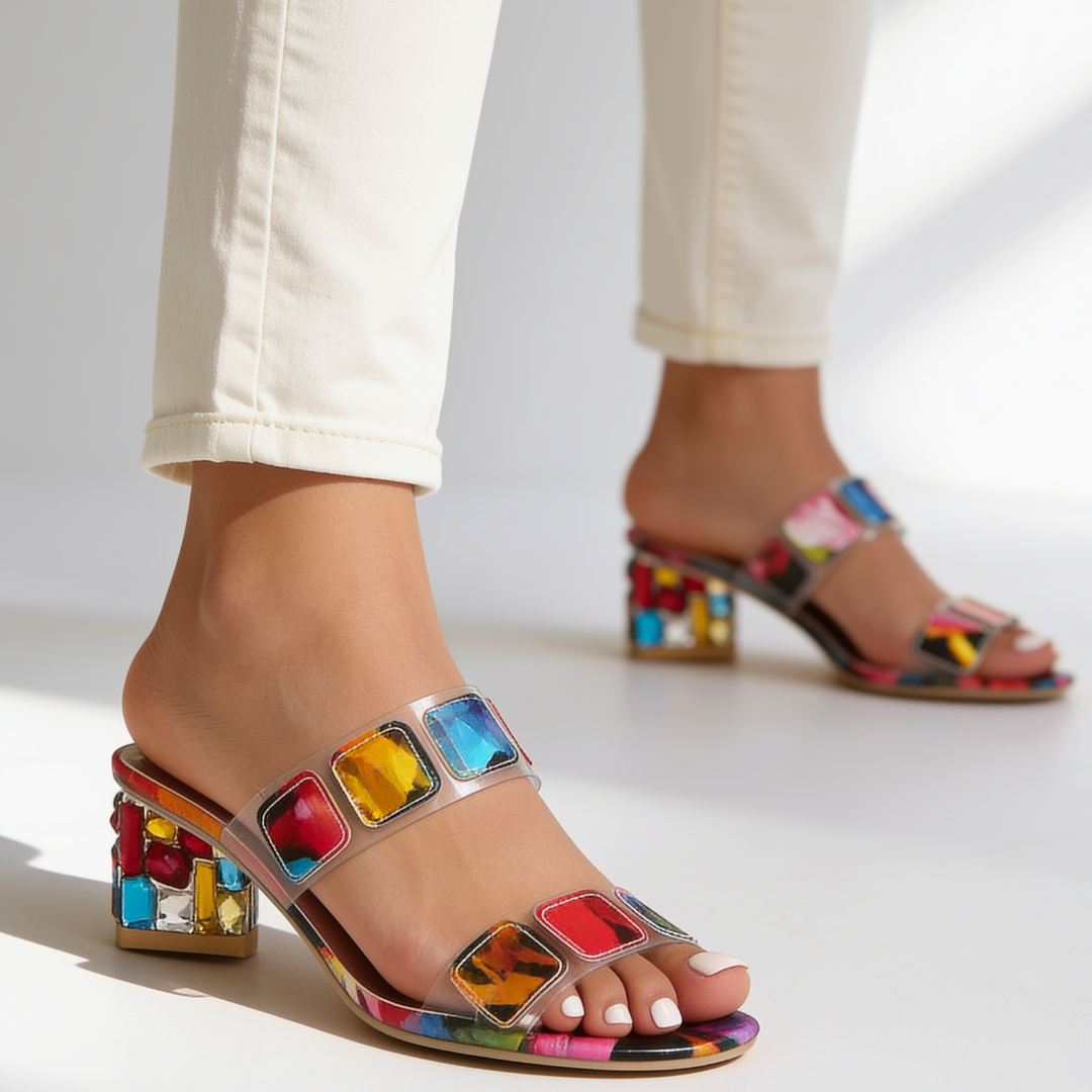 Odette™  Jewel Heel Sandals