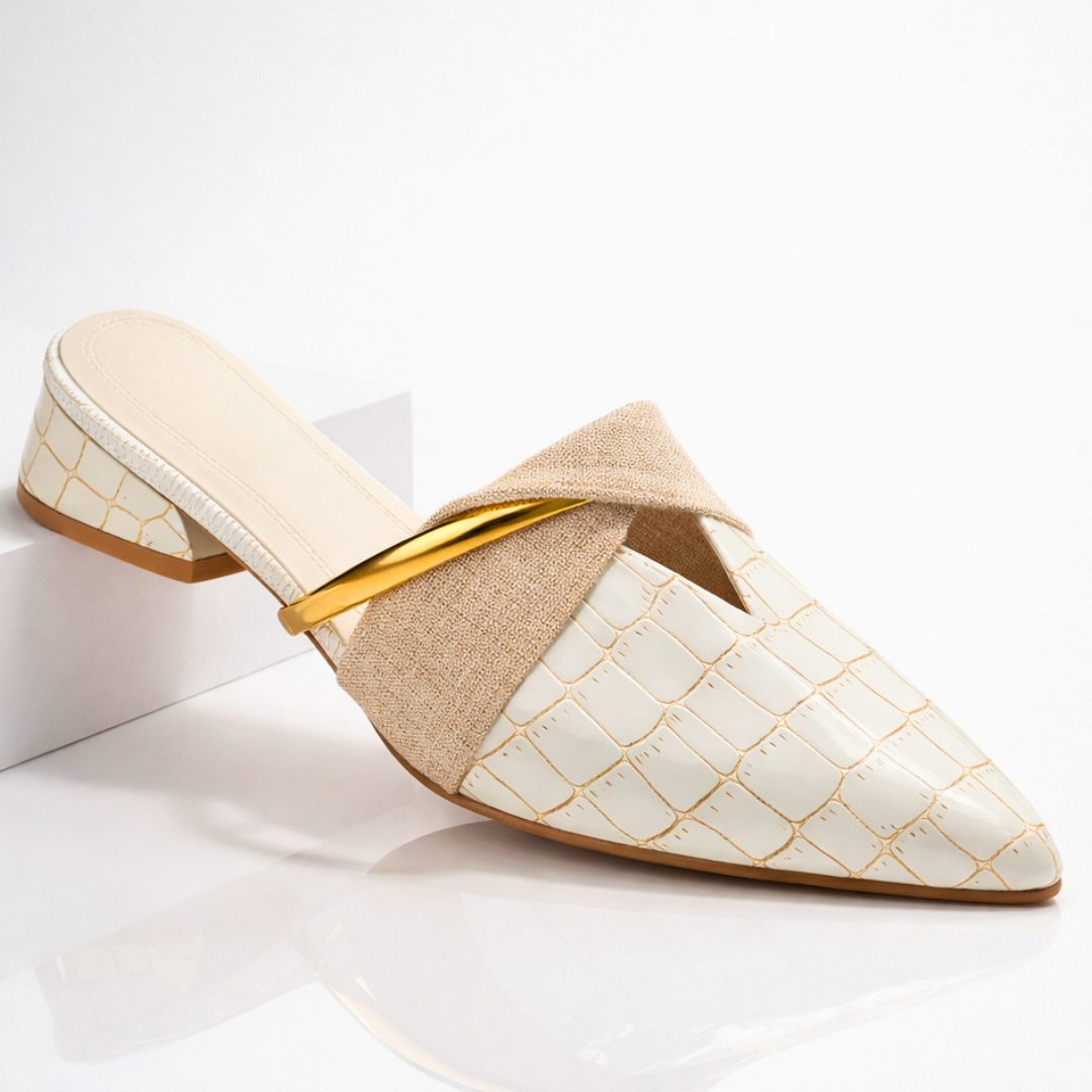 Mabels Elegant Pointed Mules