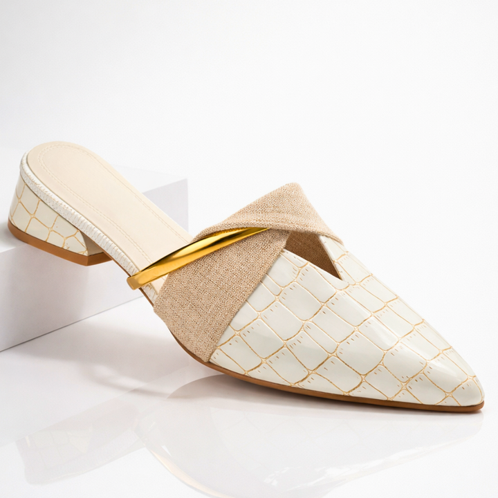 Mabels Elegant Pointed Mules