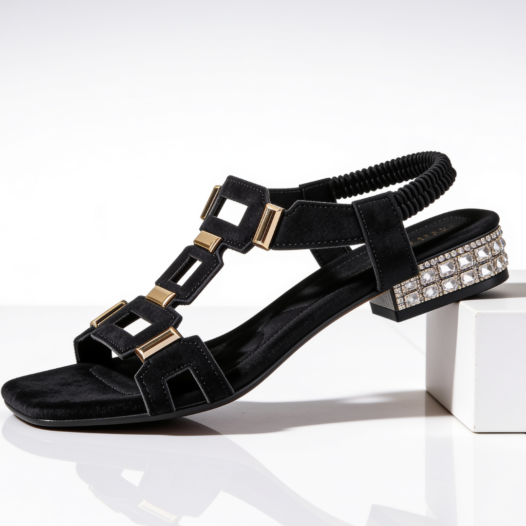 Odette™ Crystal Heel Sandals