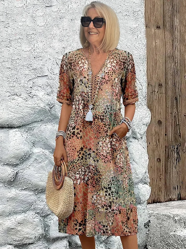 NARELLE | FLORAL MIDI DRESS