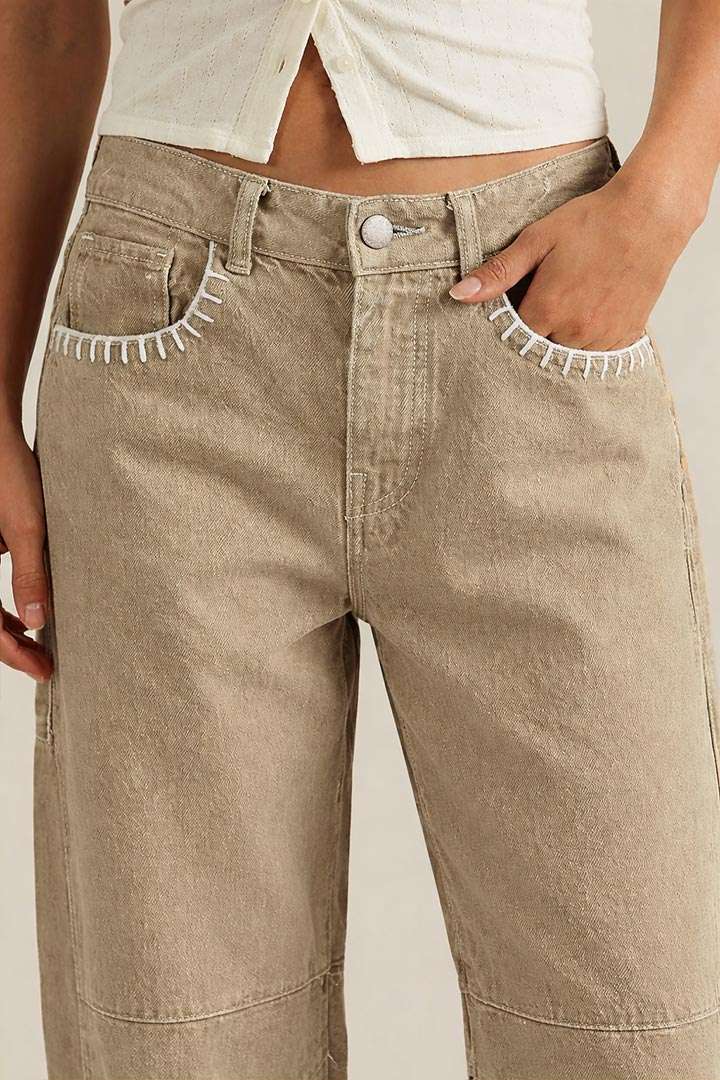 Virella ContourBarrel Stitch Pants