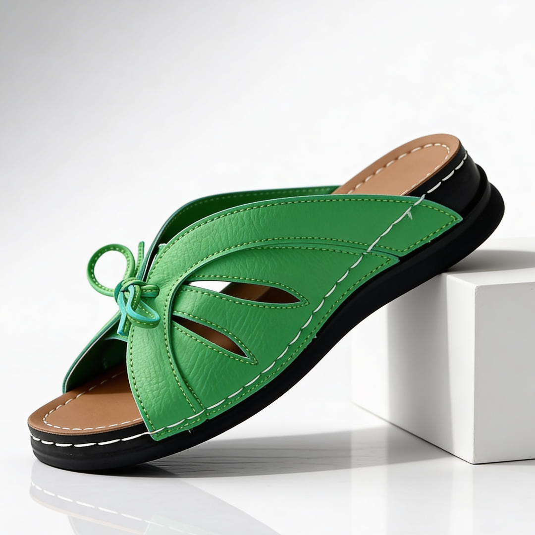 Odette™  Cushioned Bow Sandals