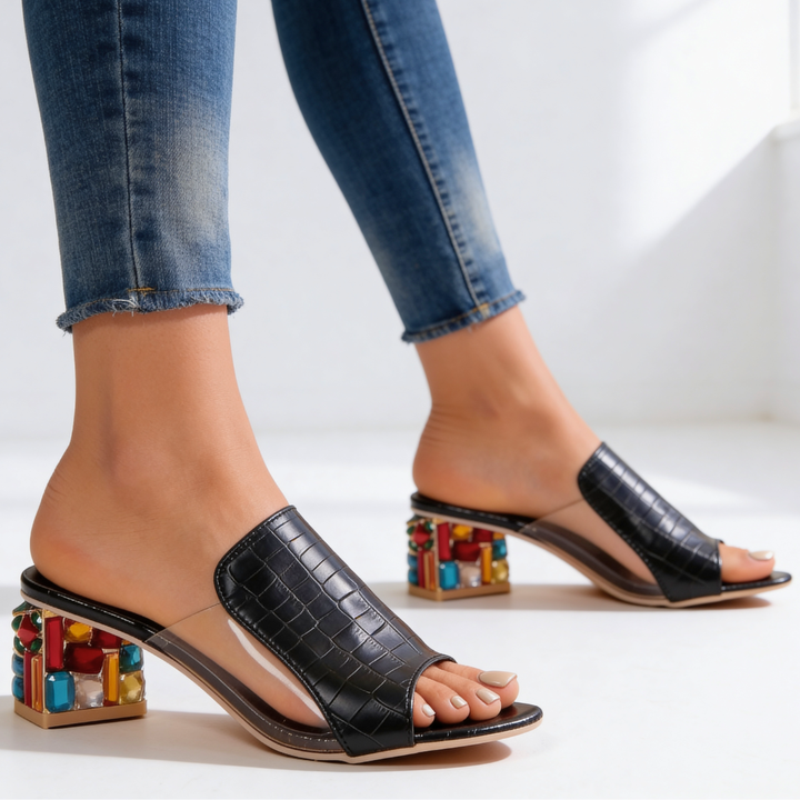 Odette™  Jewel Heel Slides