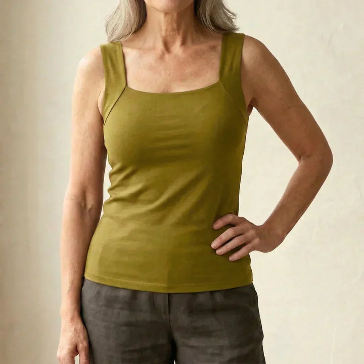 Roxanne | Built-In Comfort Bra Tank Top