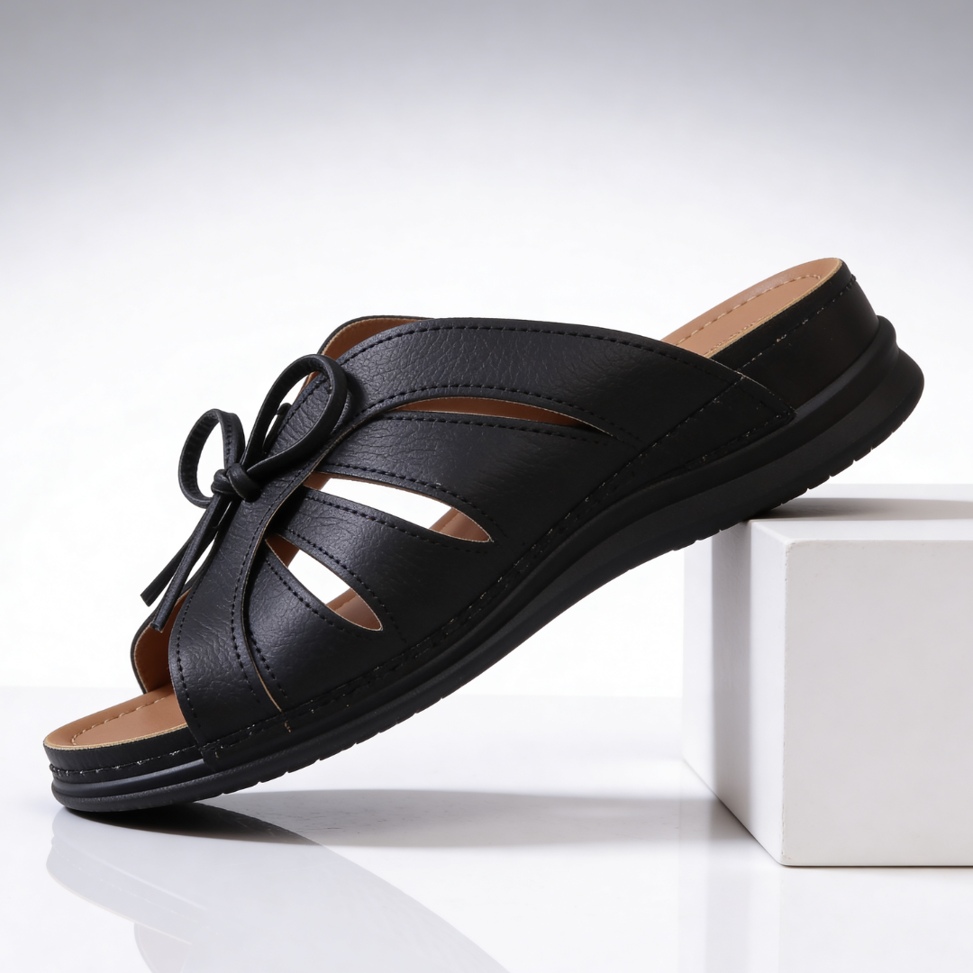 Odette™  Cushioned Bow Sandals