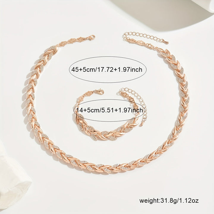 ELARA | FISH TAIL RHINESTONE JEWELRY SET