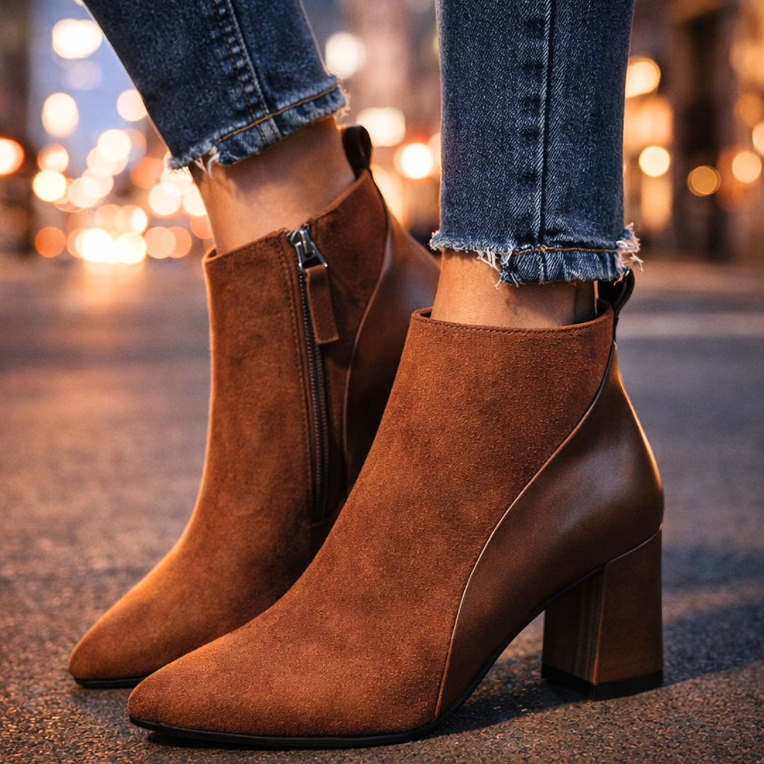 Odette™  Suede Ankle Boots