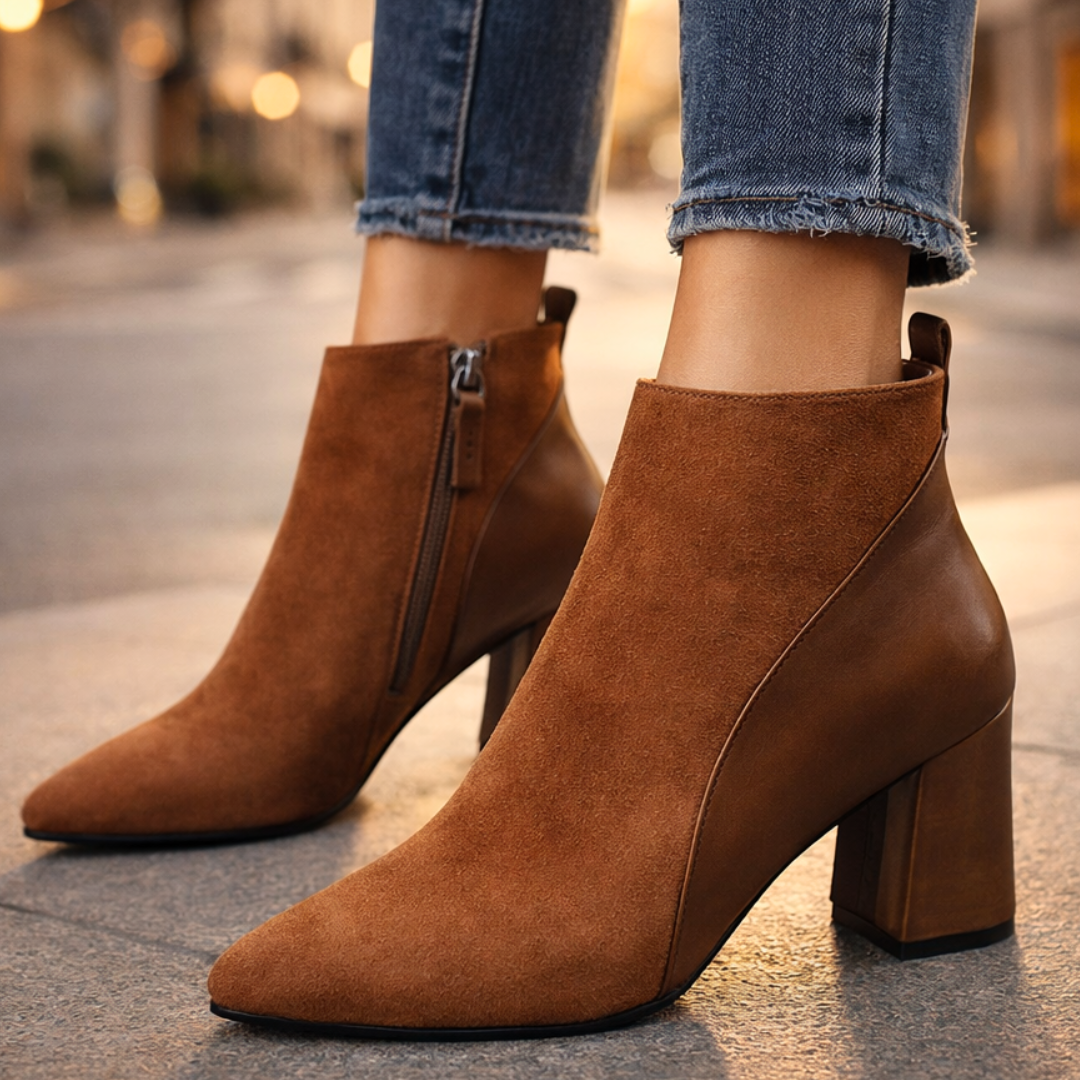 Odette™  Suede Ankle Boots