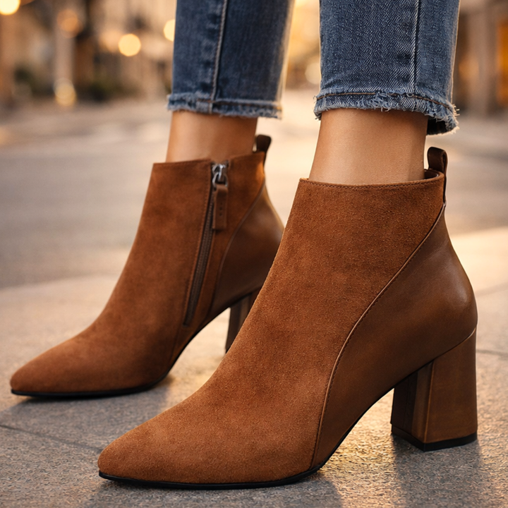 Odette™  Suede Ankle Boots