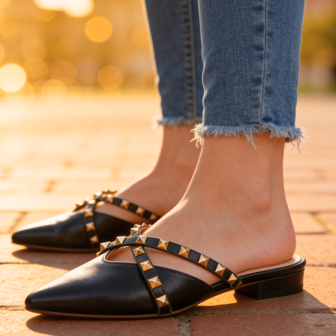 Odette™  Crossover Studded Sandals