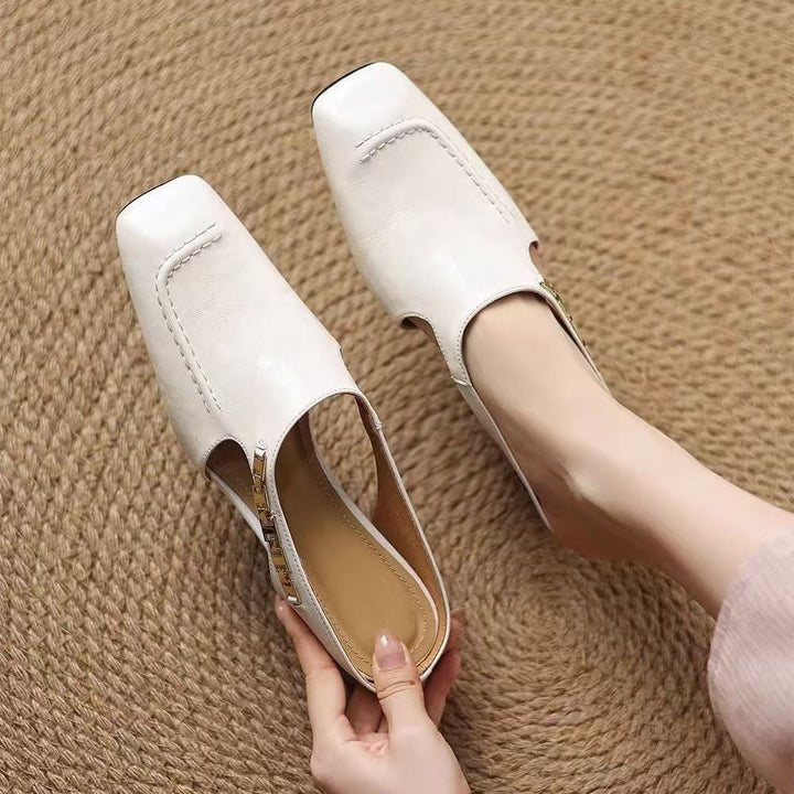 Sorrento Square-Toe Mules