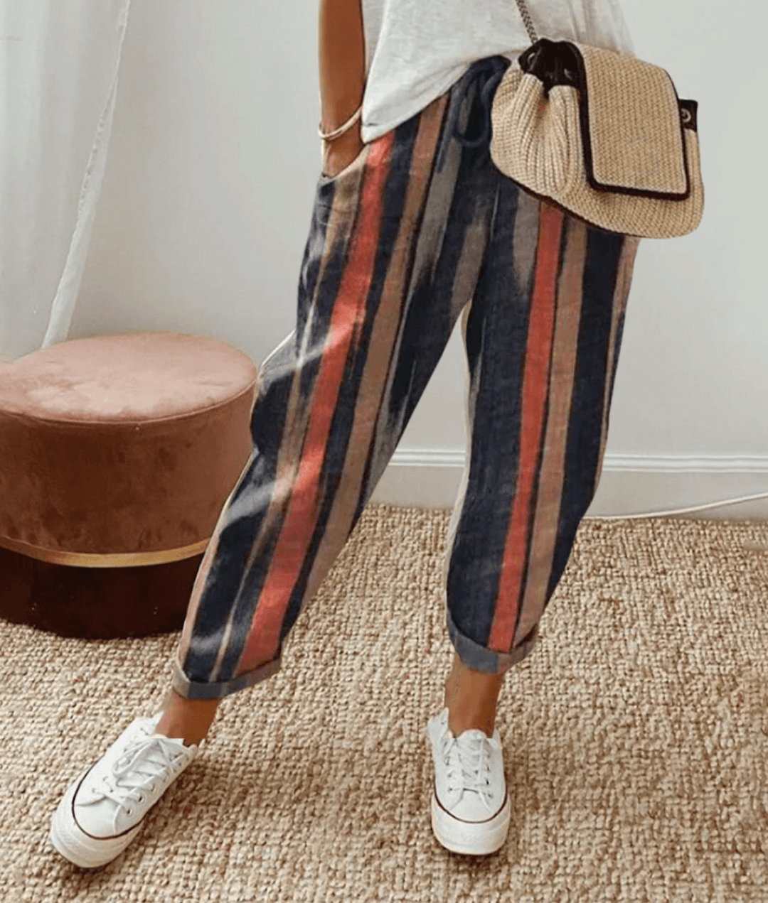 MIA | COTTON LINEN WOMENS TROUSERS