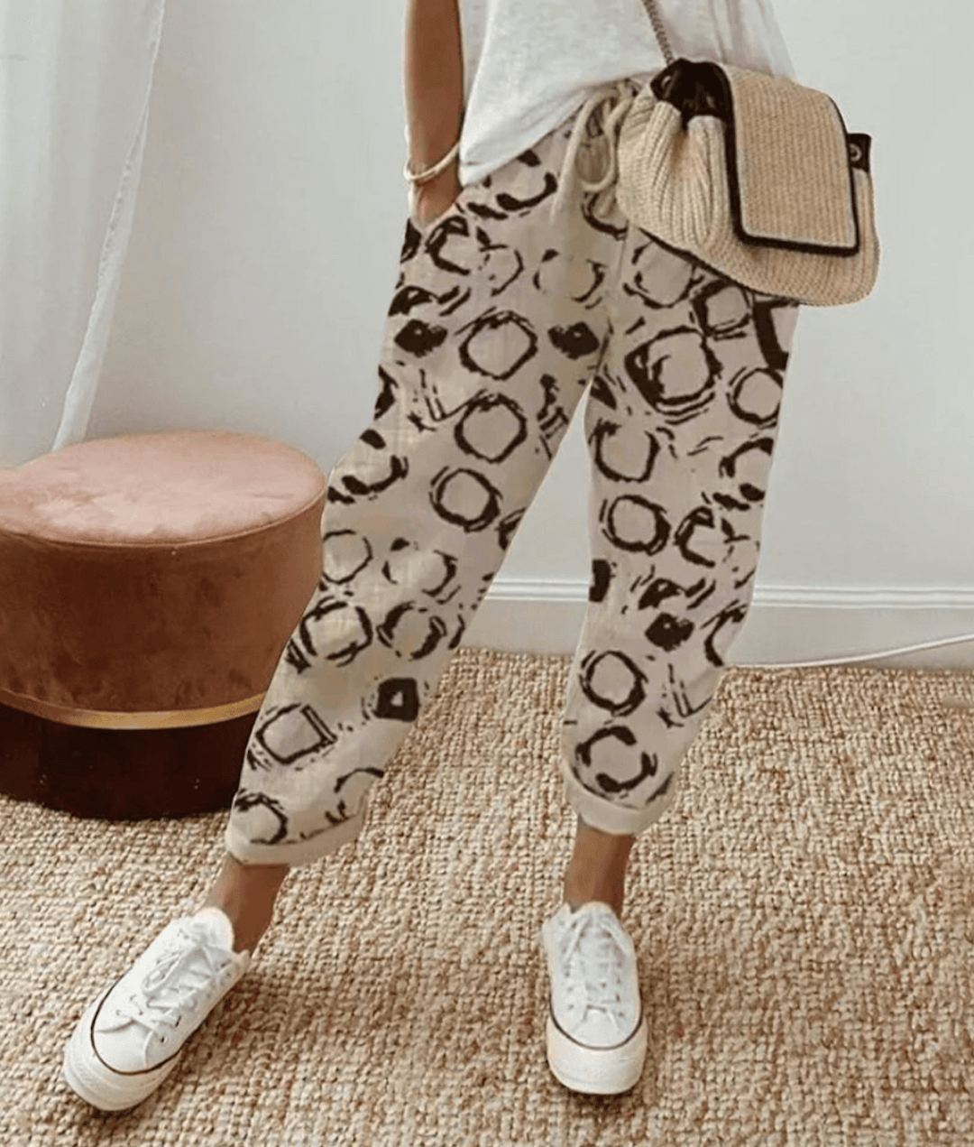 MIA | COTTON LINEN WOMENS TROUSERS