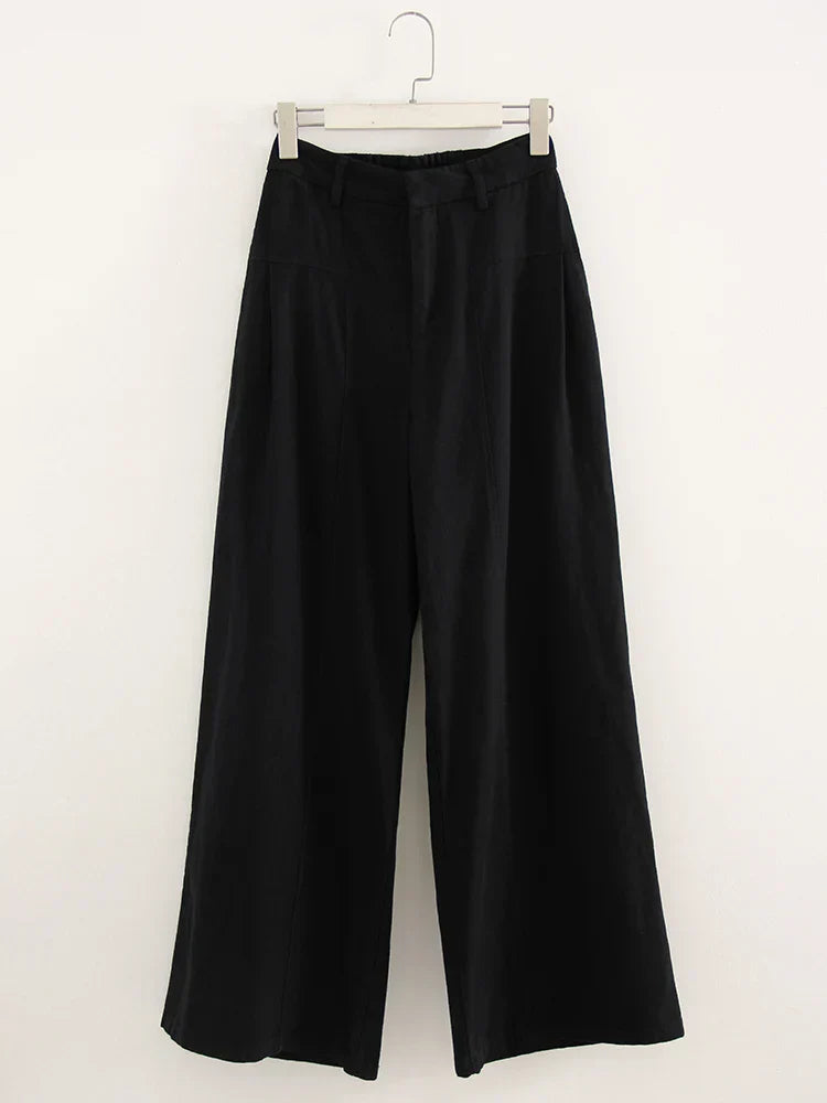 ELARIA | HIGH-WAIST WIDE-LEG TROUSERS
