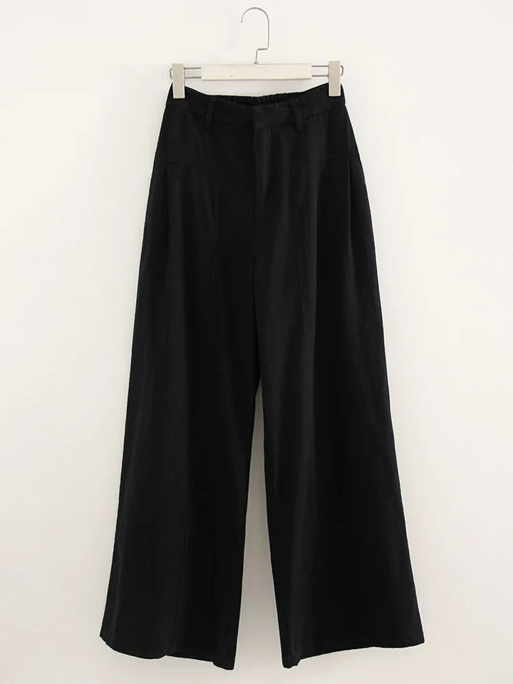 ELARIA | HIGH-WAIST WIDE-LEG TROUSERS