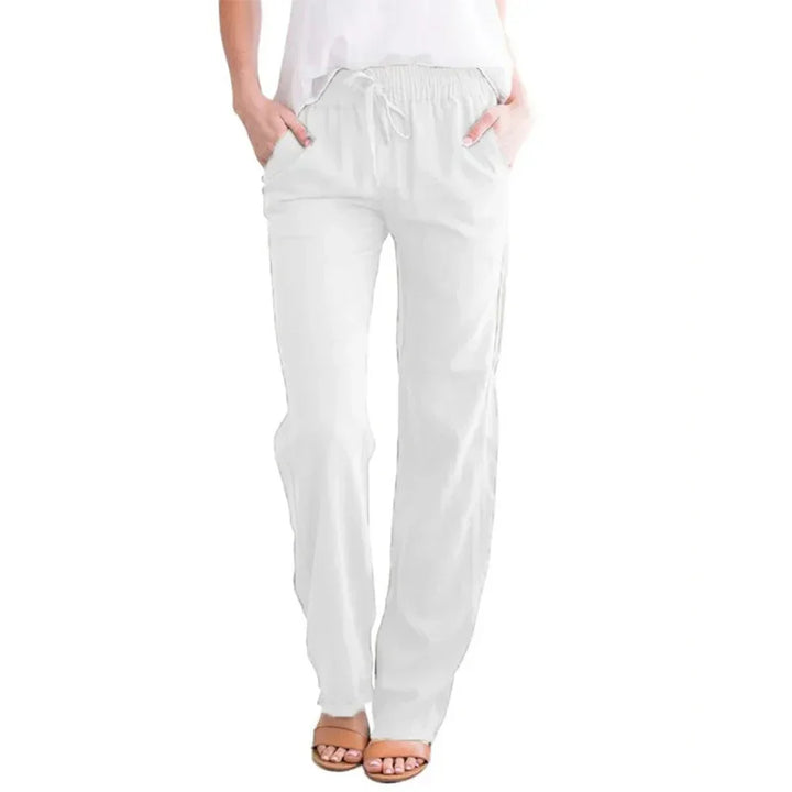 SERENA | DRAWSTRING WIDE-LEG TROUSERS