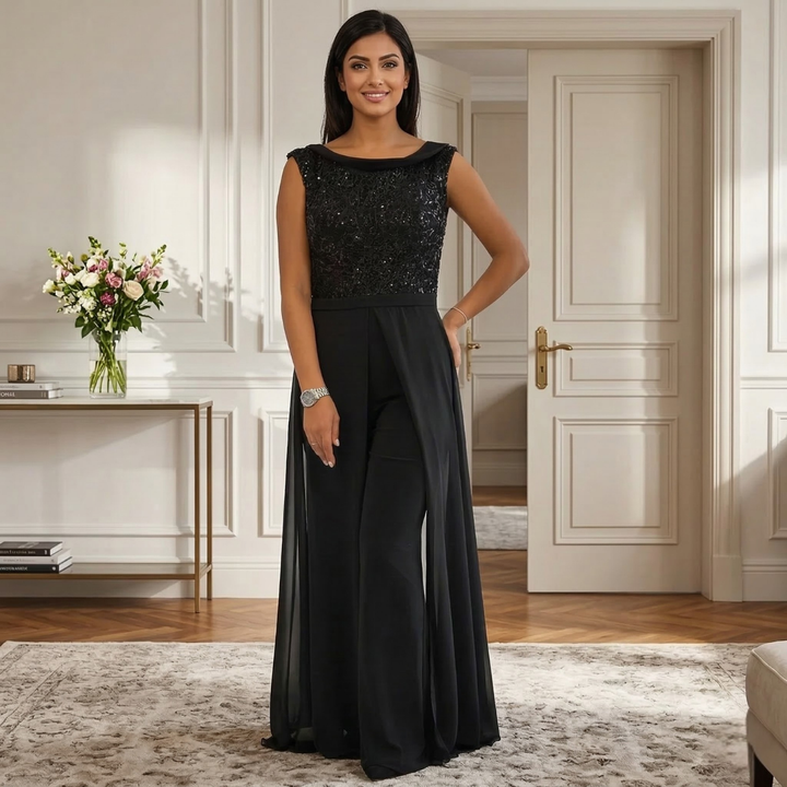 Vionette™ | Classic Sleeveless Jumpsuit