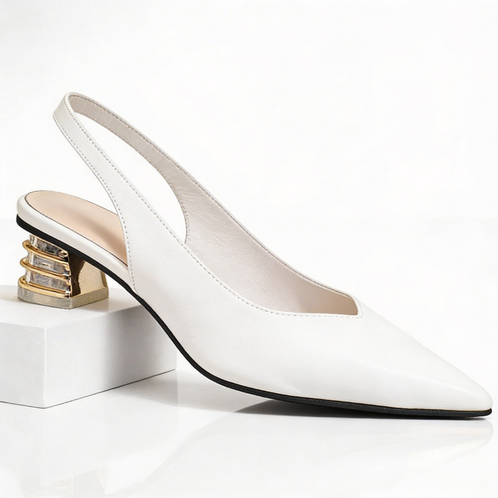 Odette™  Prism-Heel Slingbacks