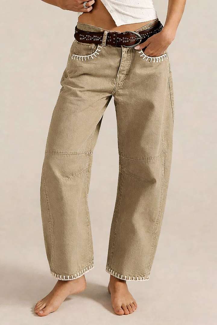 Virella ContourBarrel Stitch Pants