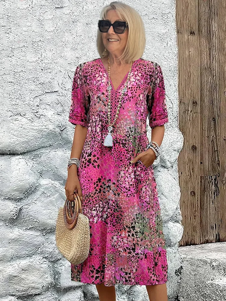 NARELLE | FLORAL MIDI DRESS