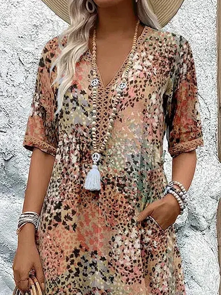 NARELLE | FLORAL MIDI DRESS
