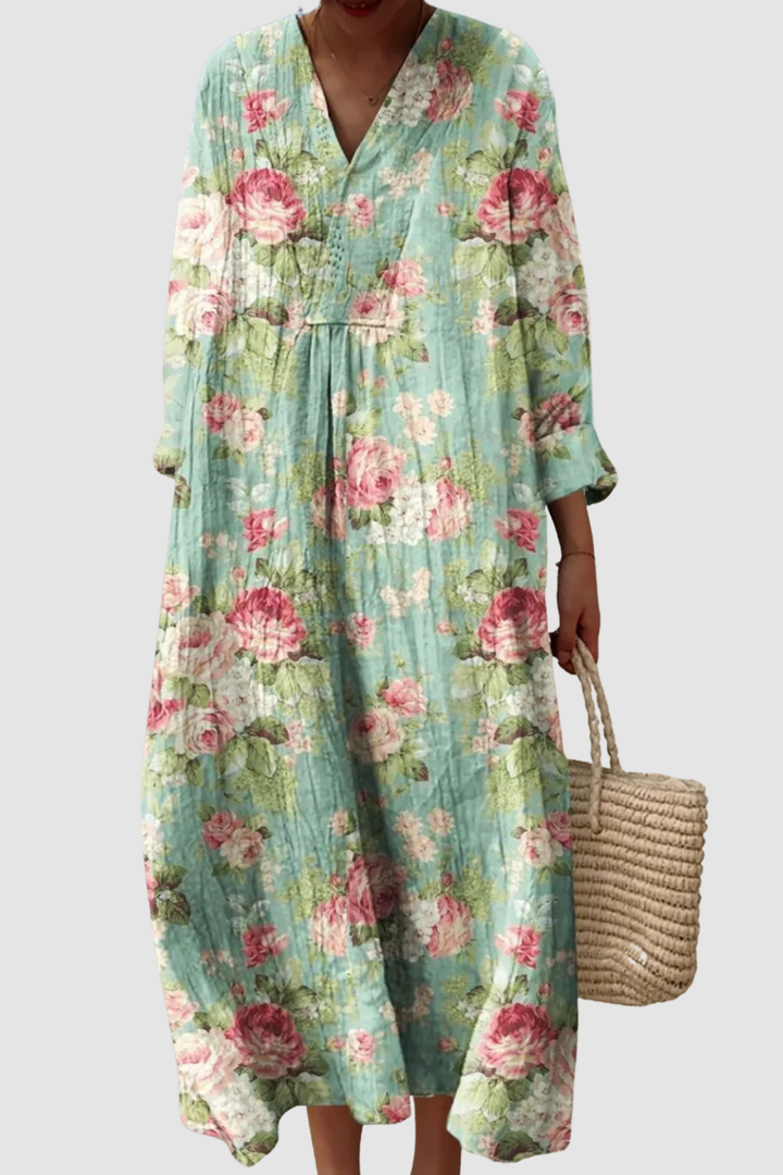 NOILA | FRESH RETRO FLOWERS DRESS