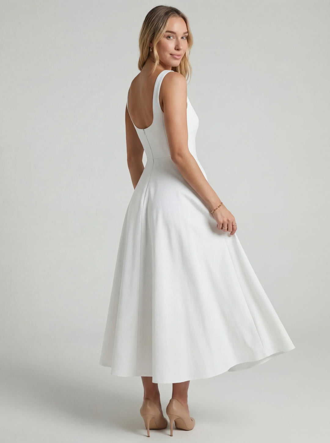 MELISSA | FLARED MIDI DRESS