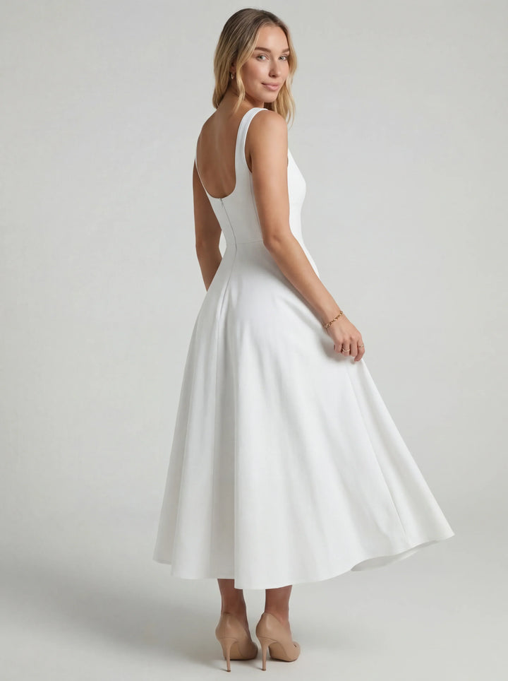 MELISSA | FLARED MIDI DRESS