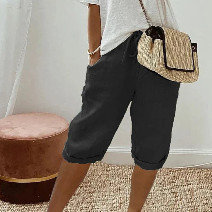 MIA | COTTON LINEN WOMENS TROUSERS