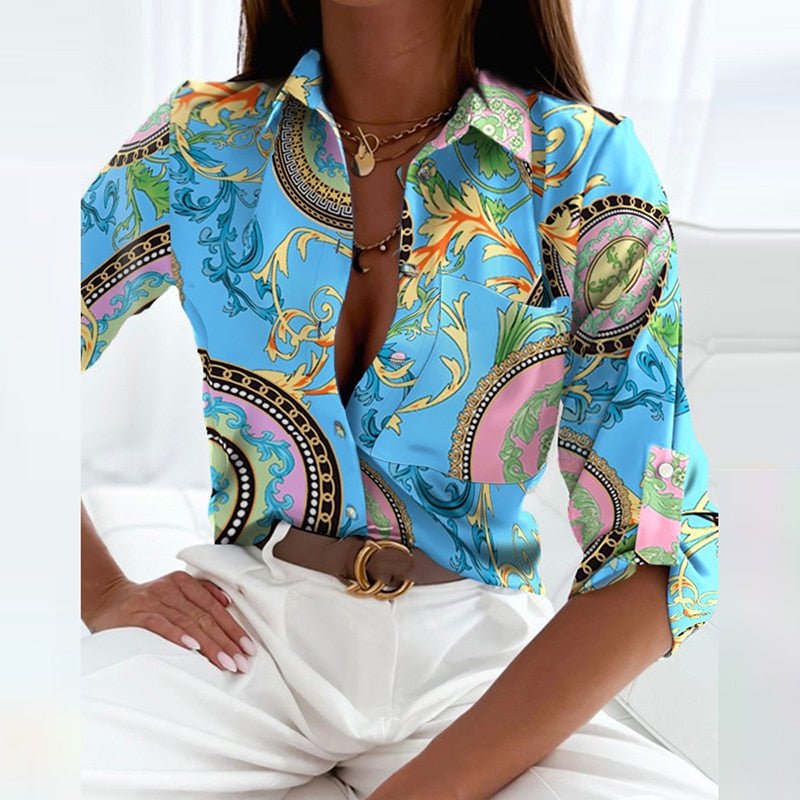 Abigail | Abstract Graphic Print Shirt
