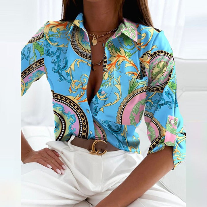 Abigail | Abstract Graphic Print Shirt